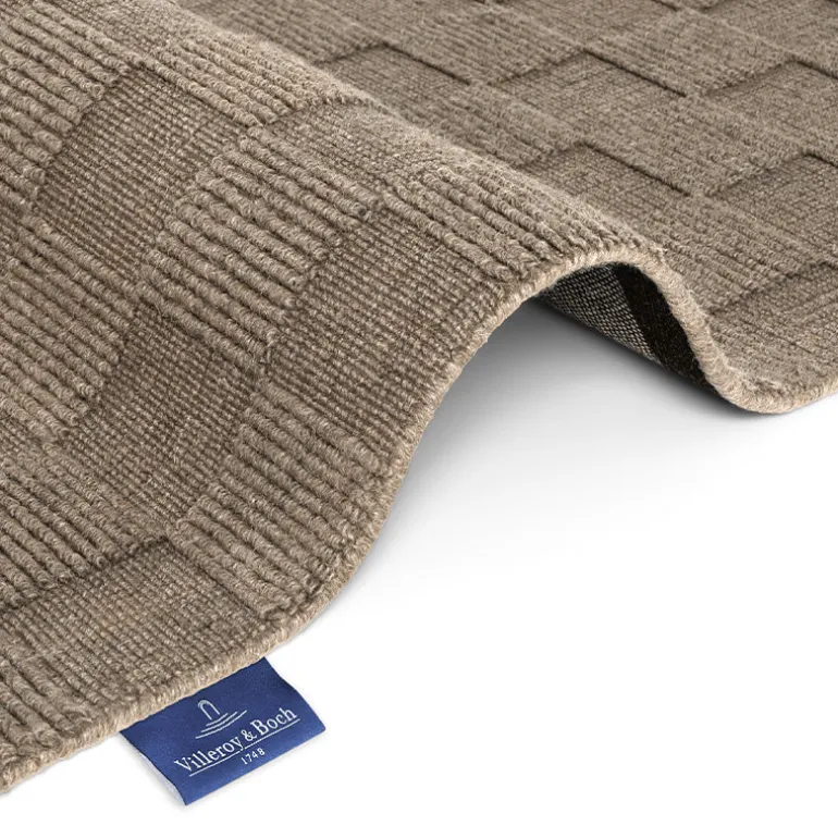 Wollen Vloerkleed Scala - Grijs / Beige
