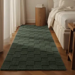 Wollen Vloerkleed Scala - Groen