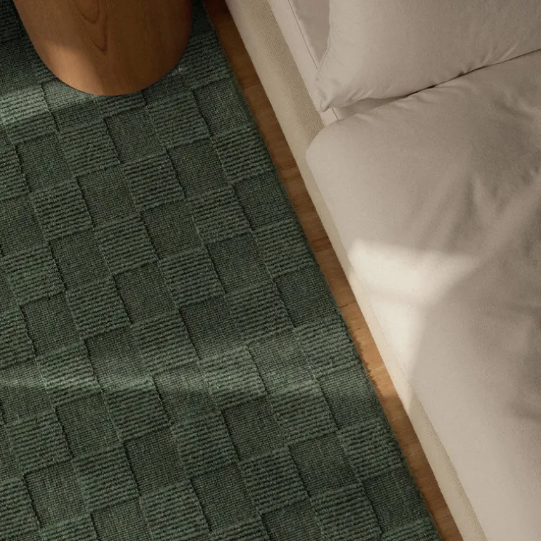 Wollen Vloerkleed Scala - Groen