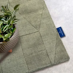 Wollen Vloerkleed Ursule - Groen