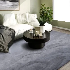 Zacht Vloerkleed Leon - Antraciet