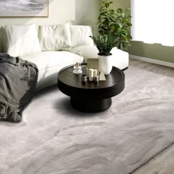 Zacht Vloerkleed Leon - Lichtgrijs
