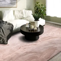 Zacht Vloerkleed Leon - Oud Roze