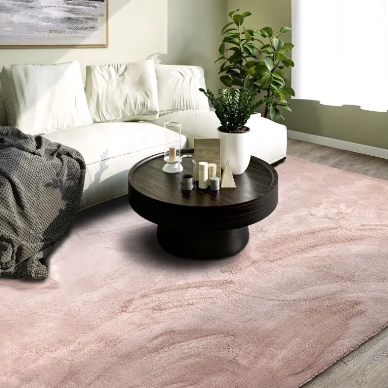 Zacht Vloerkleed Leon - Oud Roze